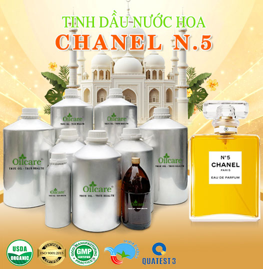 Tinh dầu nước hoa gốc chanel N.5 giá bán sỉ theo lít kg buôn rẻ