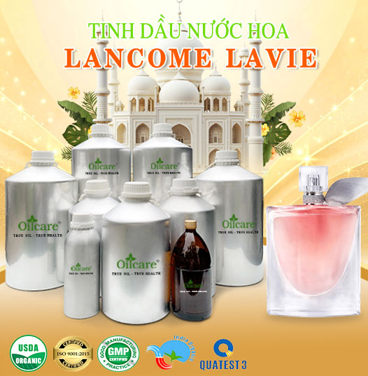 Tinh dầu nước hoa gốc Lancome Lavie buôn sỉ theo lít kg giá rẻ